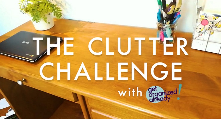 Get Your House in Order this New Year by Joining the Clutter Challenge with Get Organized Already!